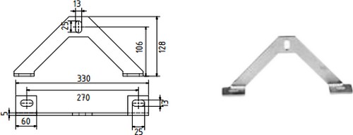 Verstrebung horizontal