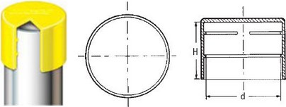 Standard-Rohrschutzkappen